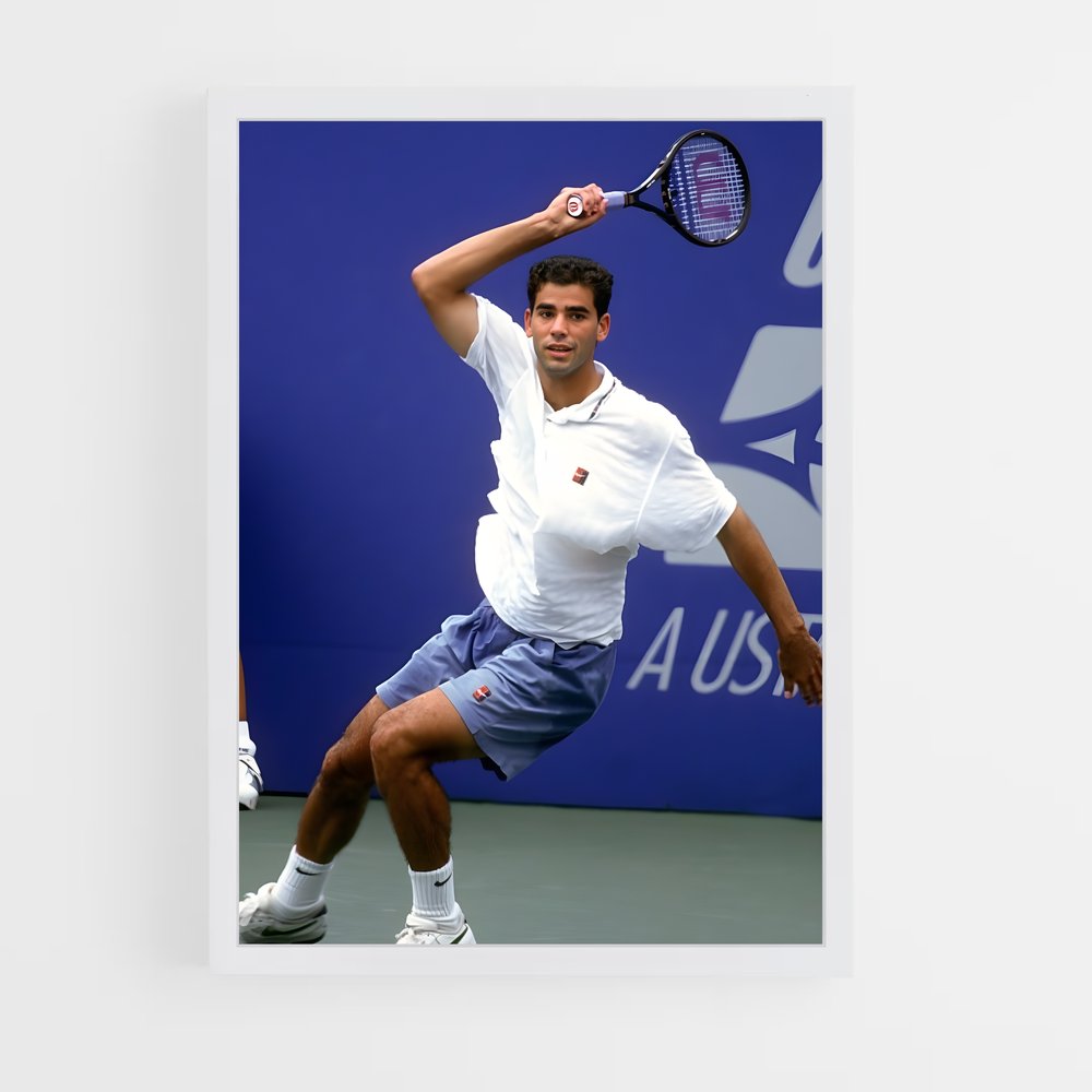 Poster Pete sampras concentration – affiche Tennis (vue 3)
